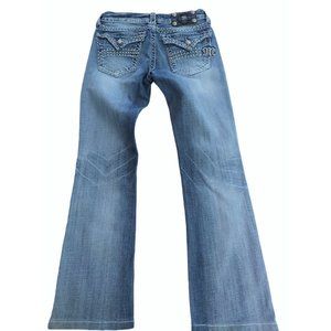 MISS ME JE5180B5L Women's Bootcut Embellished Jeans Size 27 x 29